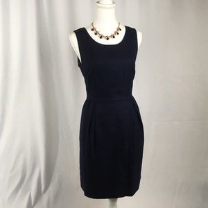 EUC J Crew Factory Navy Blue Dress